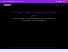 Tablet Screenshot of magicofspeed.com